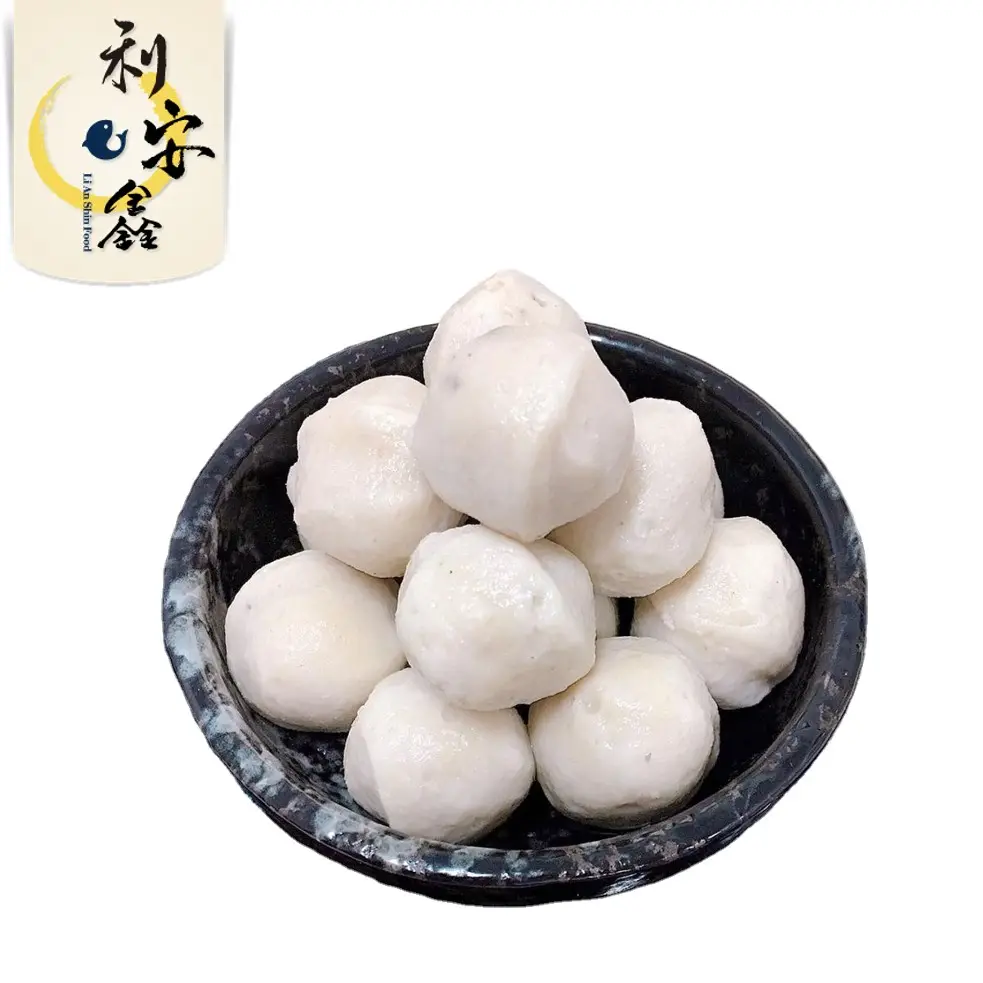 factory wholesale asian fresh tasty milkfish ball for hot pot