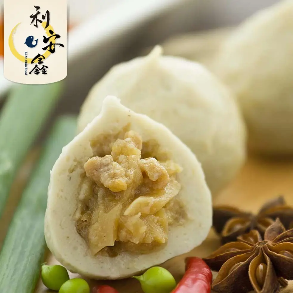 Certified Taiwan scrumptious bamboo shoots fish ball for export