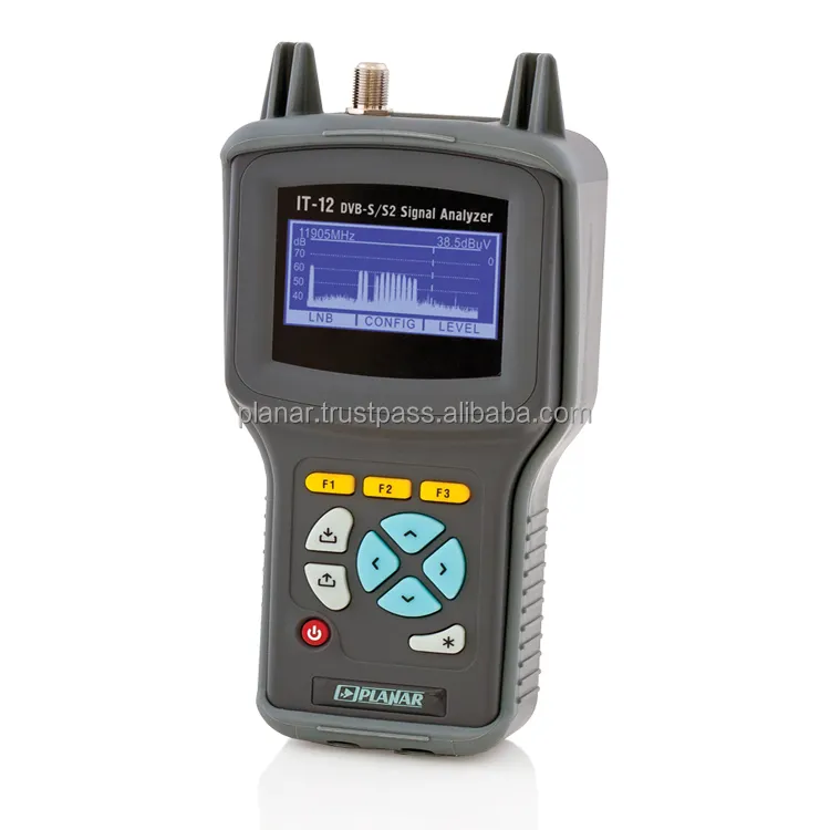 Quality satellite TV signal analyzer IT-12 DVB-S/S2 lightweight and ergonomic design, wholesale tv signal testers