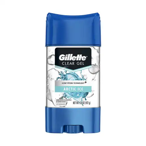 Прозрачный гель Gillette, мощные бусины, дезодорант и антиперспирант