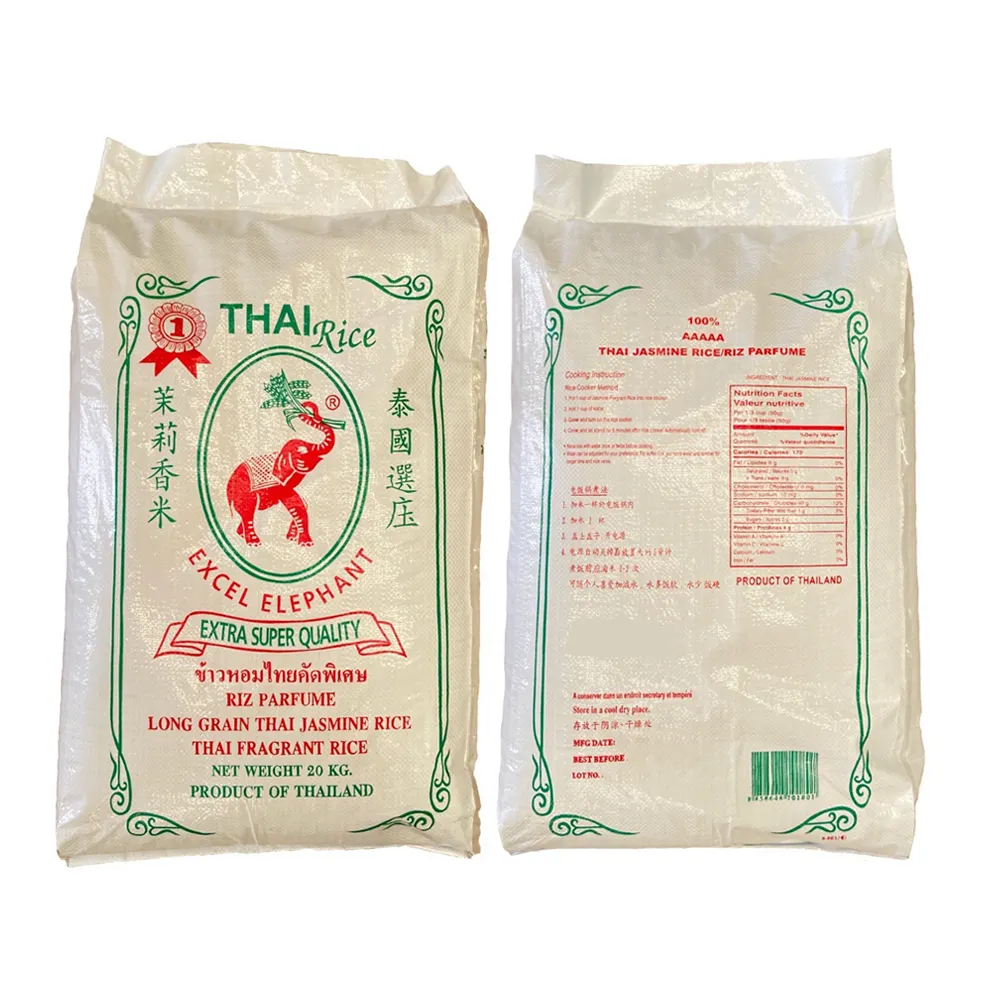 BRCGS Сертифицированный тайский жасмин рис 100% с длинным зерном органический продукт экспорт из Таиланда