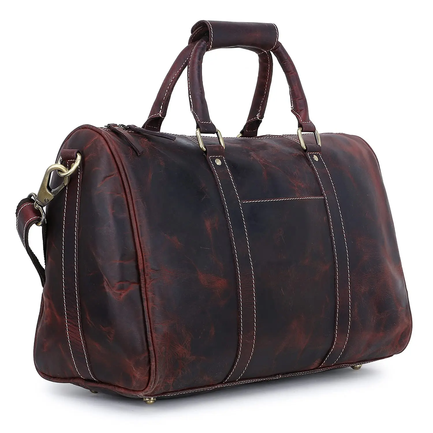 Новинка, стильная Высококачественная Дорожная сумка из чистой кожи, сумка через плечо для спортзала для мужчин и женщин, коричневая, дорожная и спортивная сумка для багажа