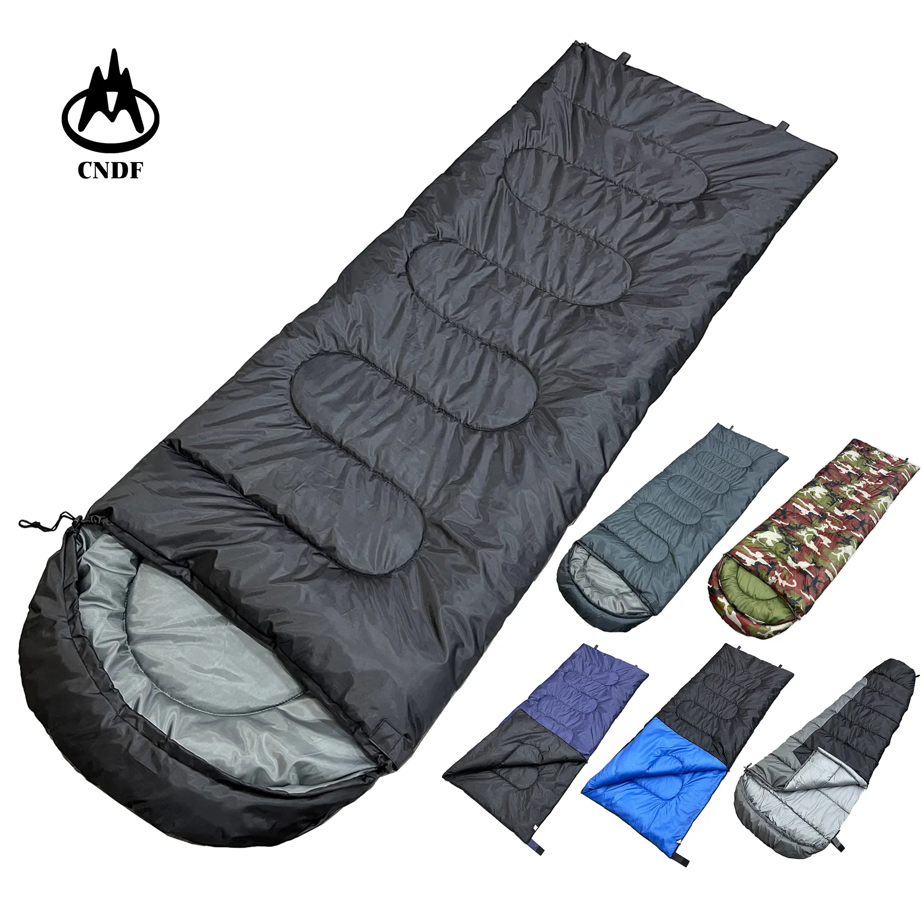 Hot Sale Waterproof Warm Cool Weather All Season Envelop/Mummy Sleeping Bag Outdoor Camping