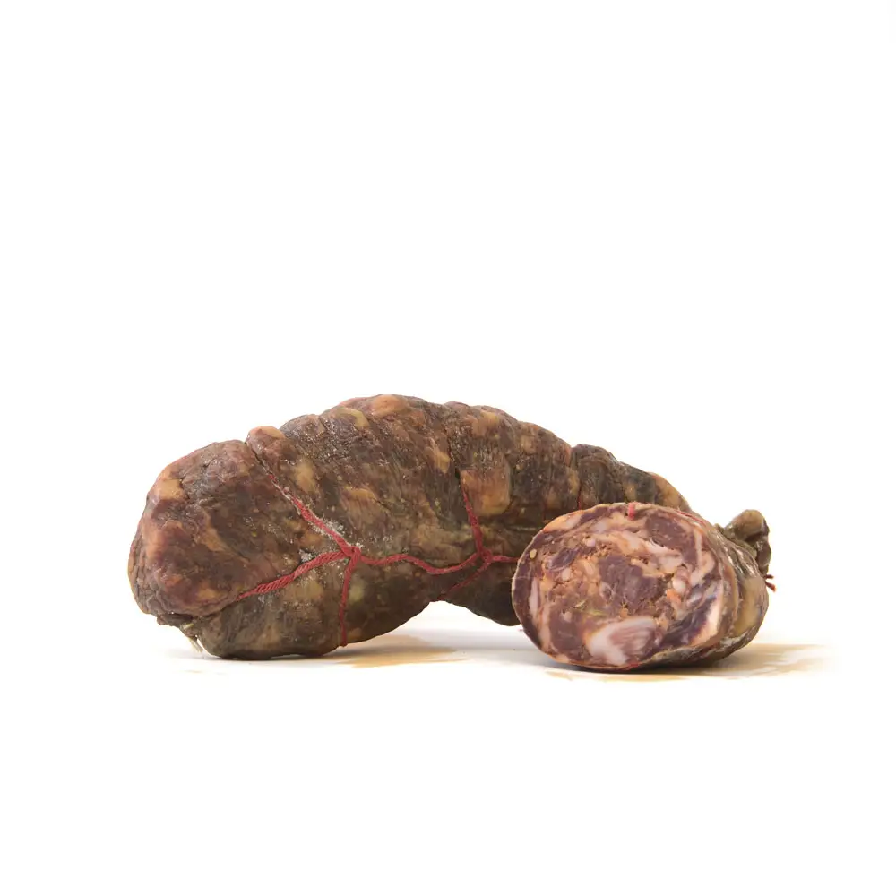 Italian best quality pork meat Sopresata of Aspromonte black pork traditional sausage from Italy for distributors