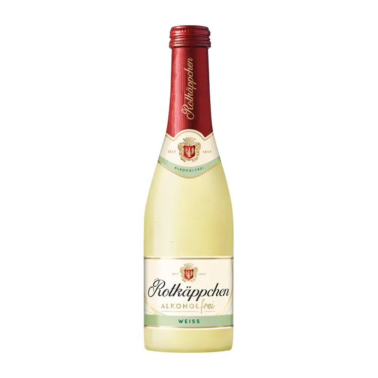 Sparkling white wine (Sekt), non-alcoholic, made from German grapes 0,2l.