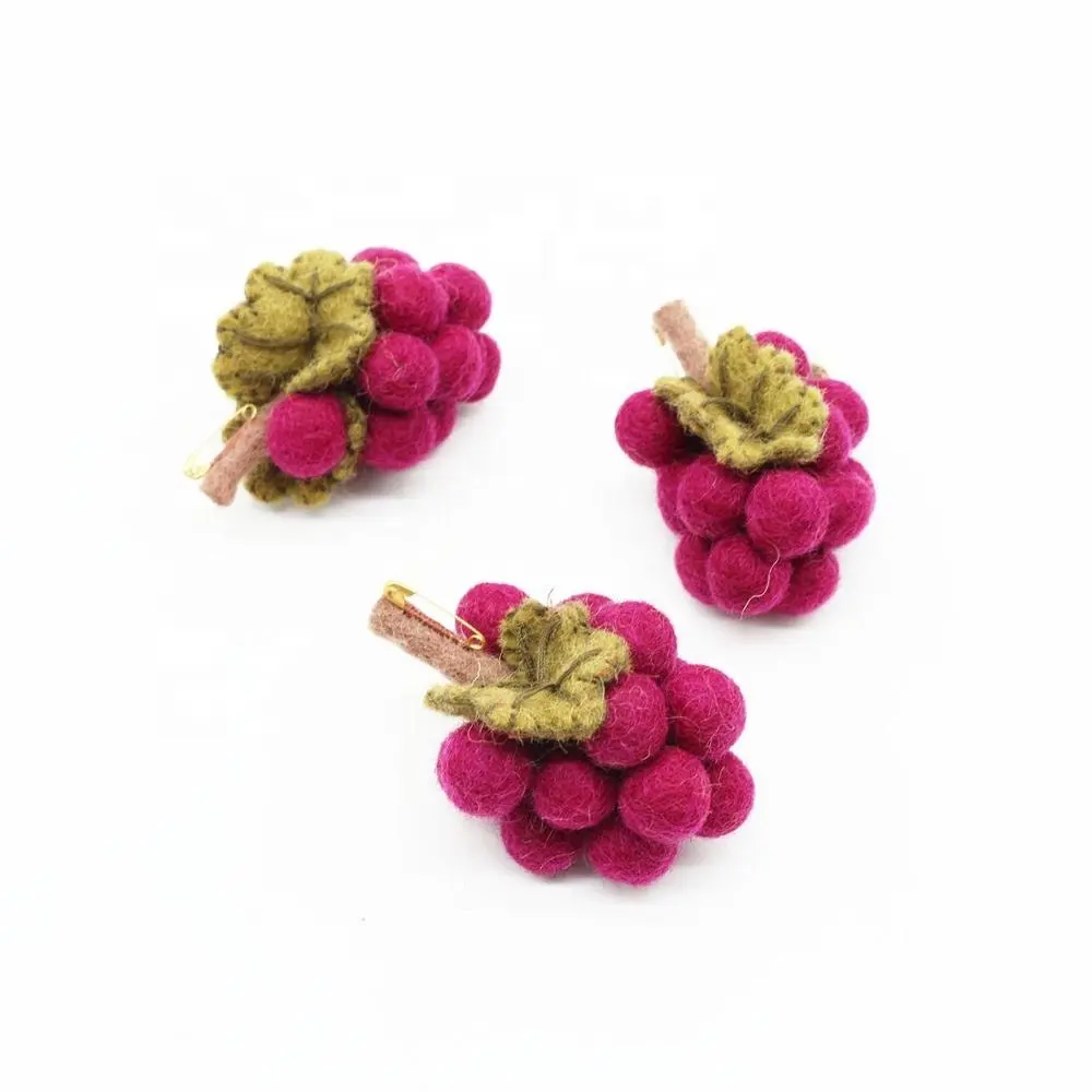 Felt Brooch Wool Felting Handmade Accessories Eco-friendly and Hand-felted by Artisans of Nepal Festive and Occasions Crafts