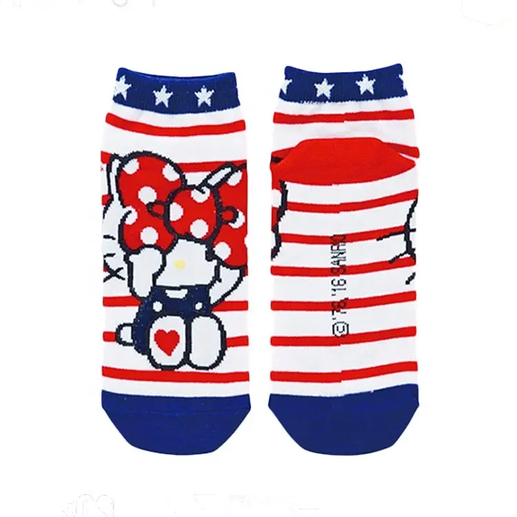 cartoon hello kitty cute ankle tube boat cotton girl socks