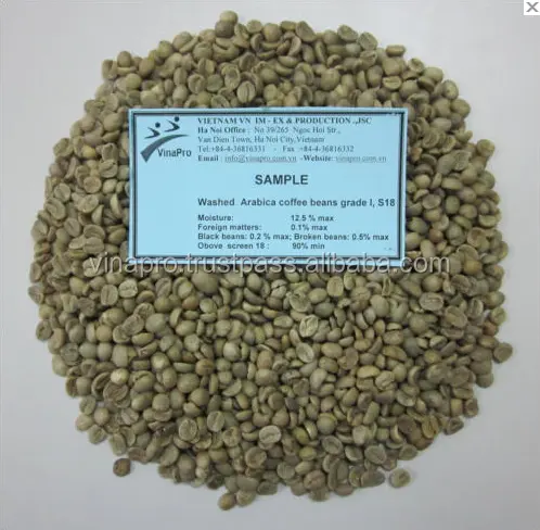 Вьетнамские кофейные зерна Арабика S18