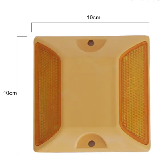 Plastic road stud solar of Reflective spike in road spikes