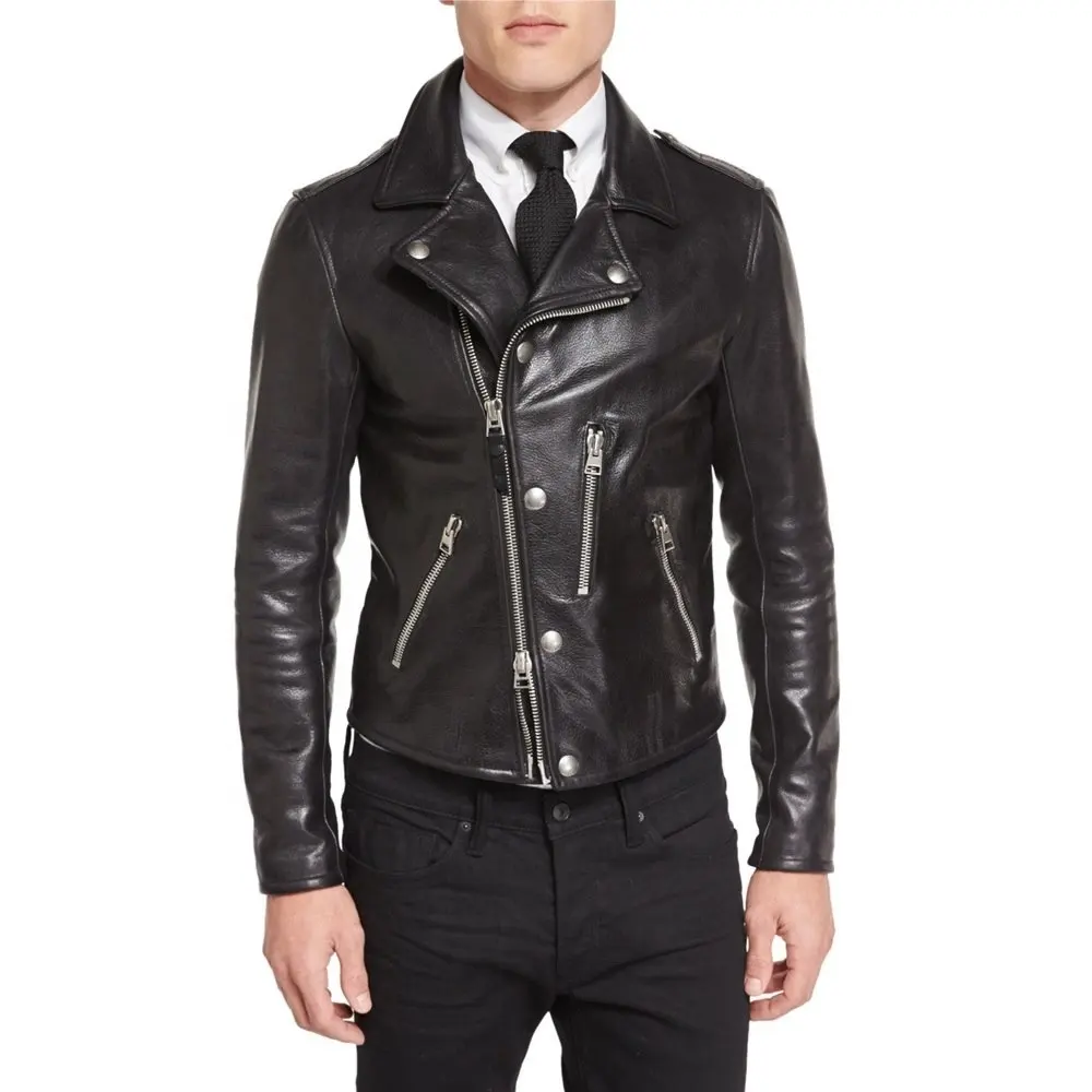 Biker style fashion leather jackets