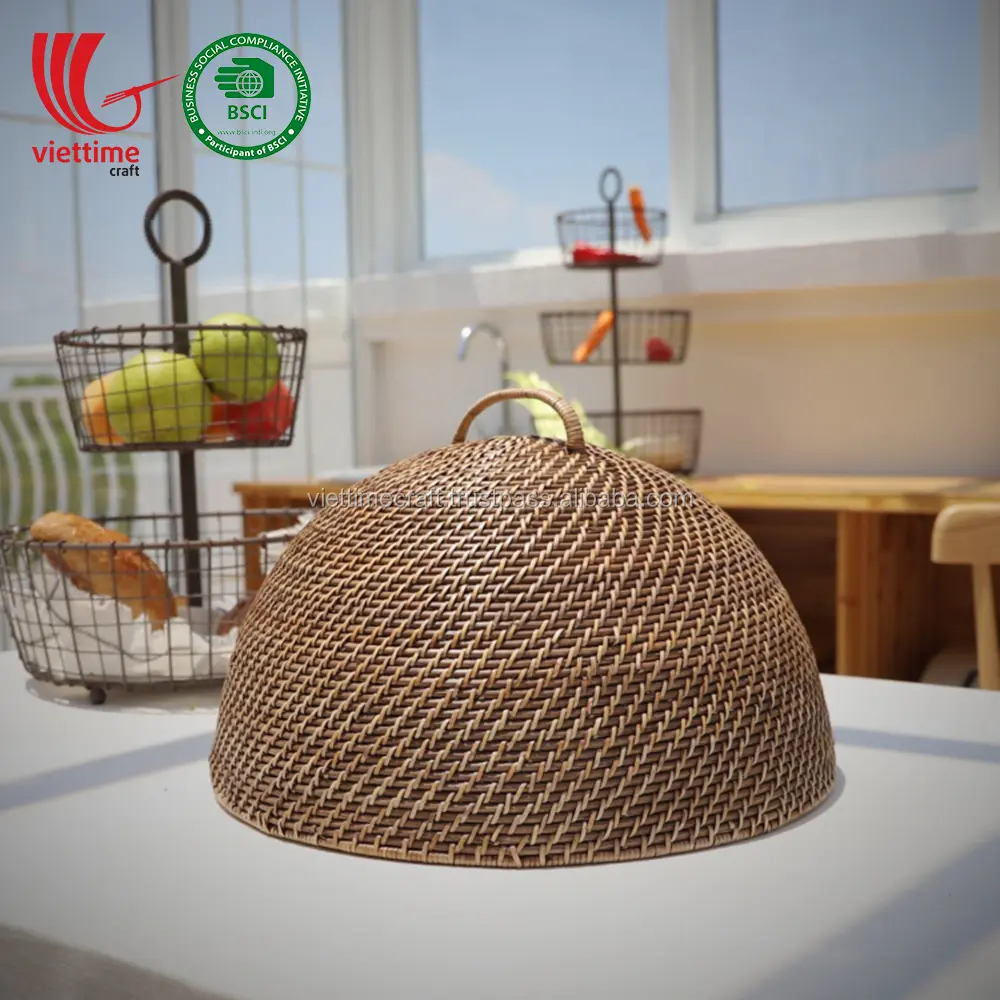 Rattan Weaved Food Cover Dome Wholesale made in Vietnam