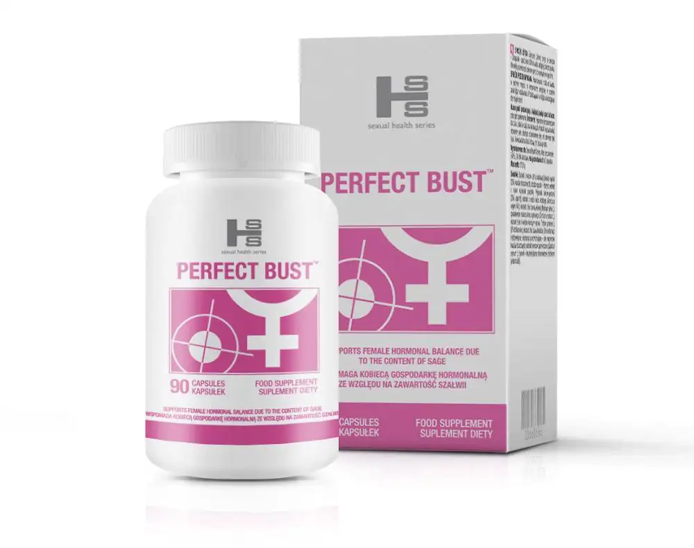 PERFECT BUST 90 capsules, Enhancement breast, enlargement, 100% herbal, made in Europe, female pills, Hotselling 2020