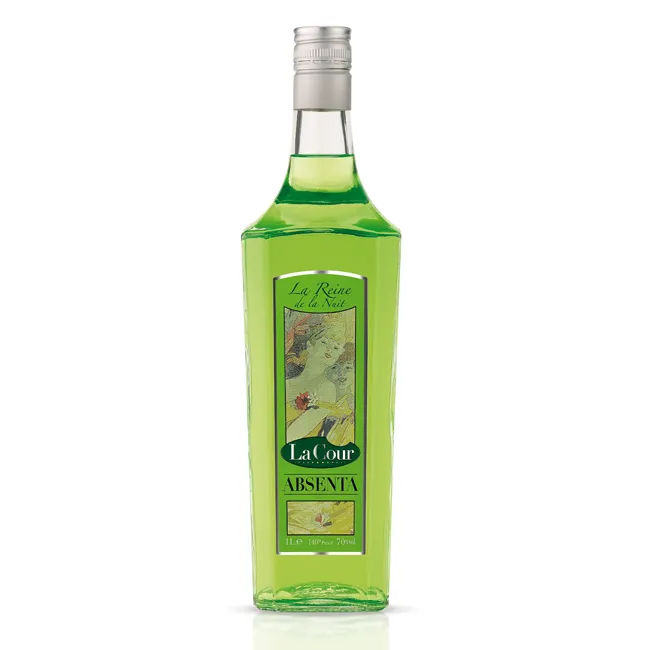 70% спирт La Cour Absinthe 700 мл, 1л зеленый ликер