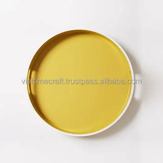 Wholesale lacquer tray/ Lacquer tray with white line