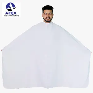 Parachute fabric Cape Style Barber Aprons For Men And Women Water Proof White