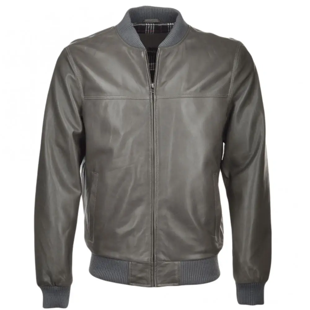 Кожаная куртка-бомбер, серая оптовая продажа, софтшелл для мотоцикла, оригинальный наряд на заказ