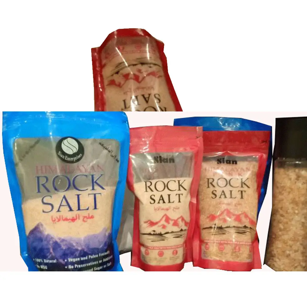 450gr Salt Packaging Pouch Plastic Himalayan Salt-Sian Enterprises