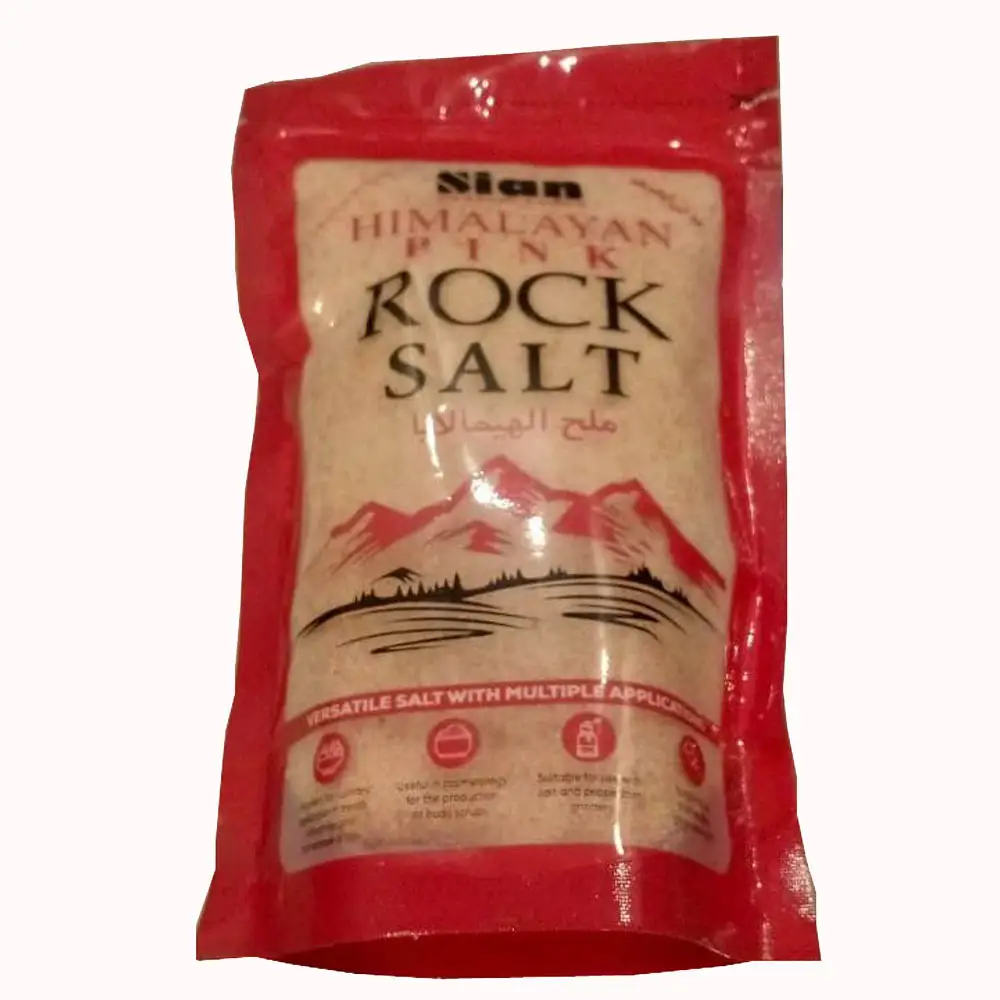 Pink Salt Himalayan 2-5mm Granules Best Quality with 450g Pouch Packing-Sian Enterprises