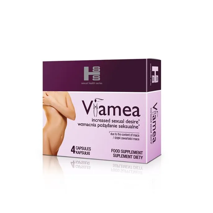 VIAMEA 4 Pills Libido for Women Pills Aphrodisiac Enhancer Best Selling EU Made Female Libido Capsules Food Supplement