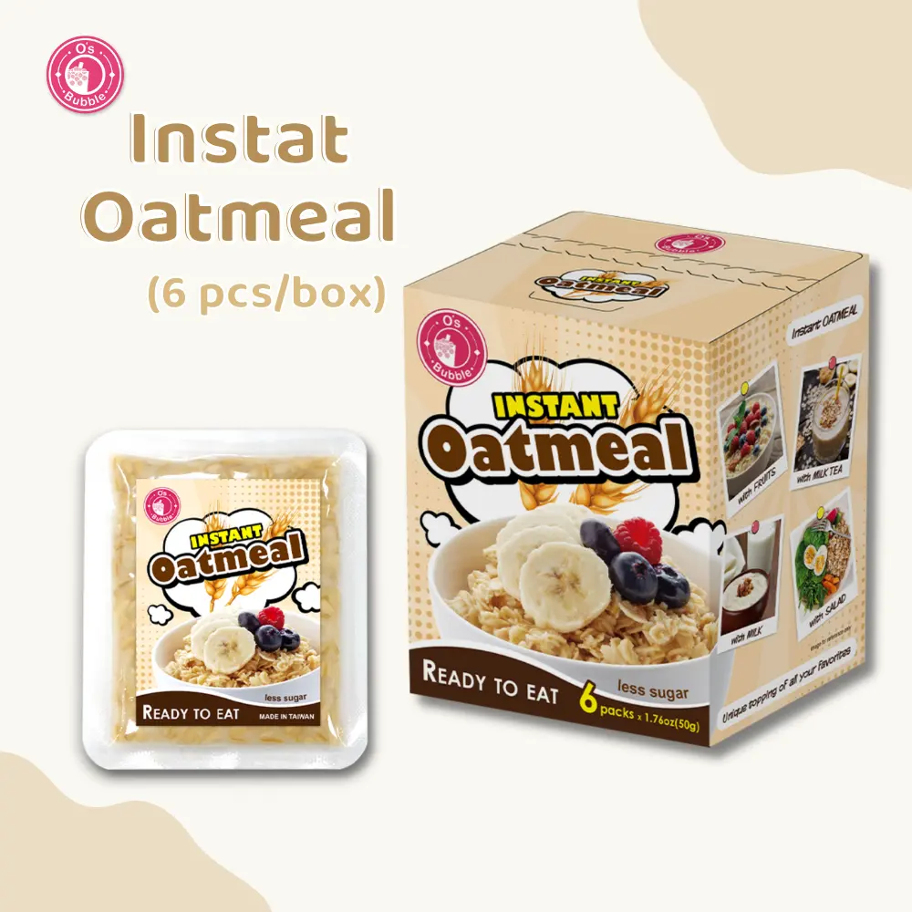 Ready To Eat Instant Bulk Rolled Oats From Taiwan