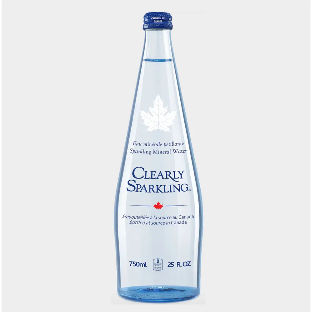 Premium Mineral Water Clearly Sparkling Mineral Water 750ml The Lowest Sodium Rating Among Worldwide Sparkling Mineral Waters