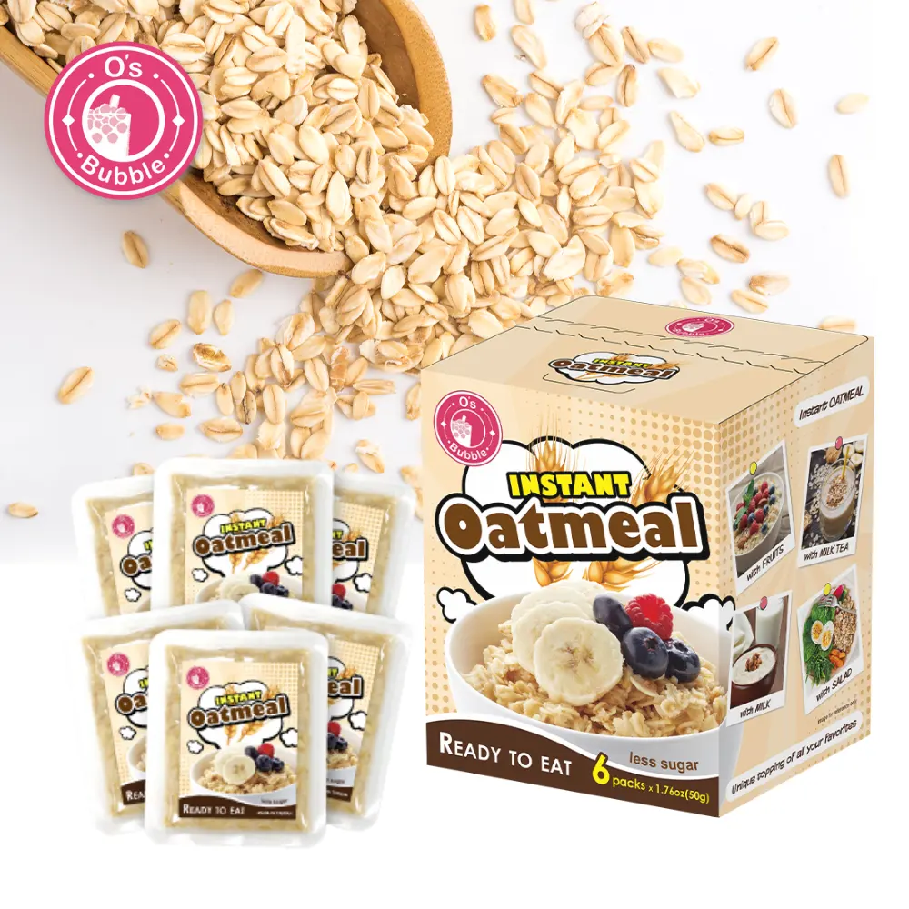 Shelf life 12months Instant Whole Oats For Boba Tea Topping