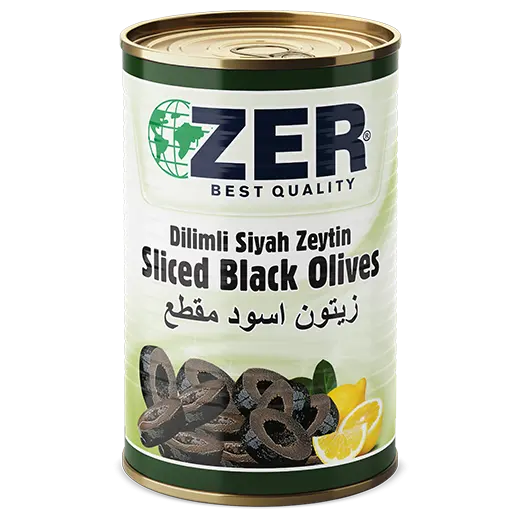 Zer Sliced Black Olives 1/2 x 24 Ti