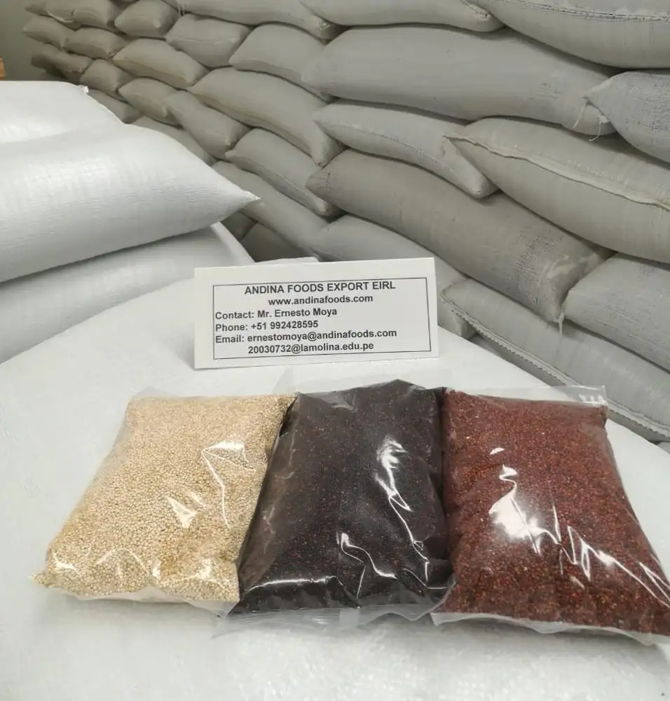 Высококачественный Quinoa (перуанский quinoa), белый, красный и черный