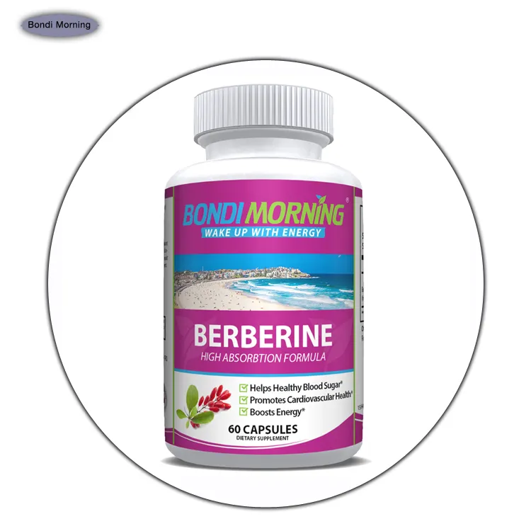 High Quality Berberine HCL Capsules for Maintaining Blood Sugar Level from Top Seller