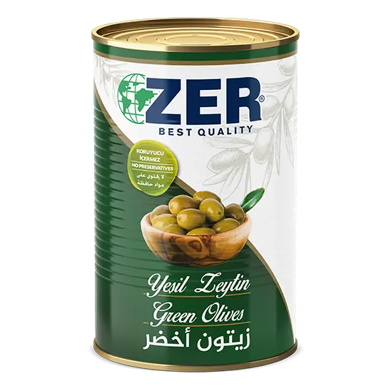 Zer Green Olives 5/1 x 4 Tin