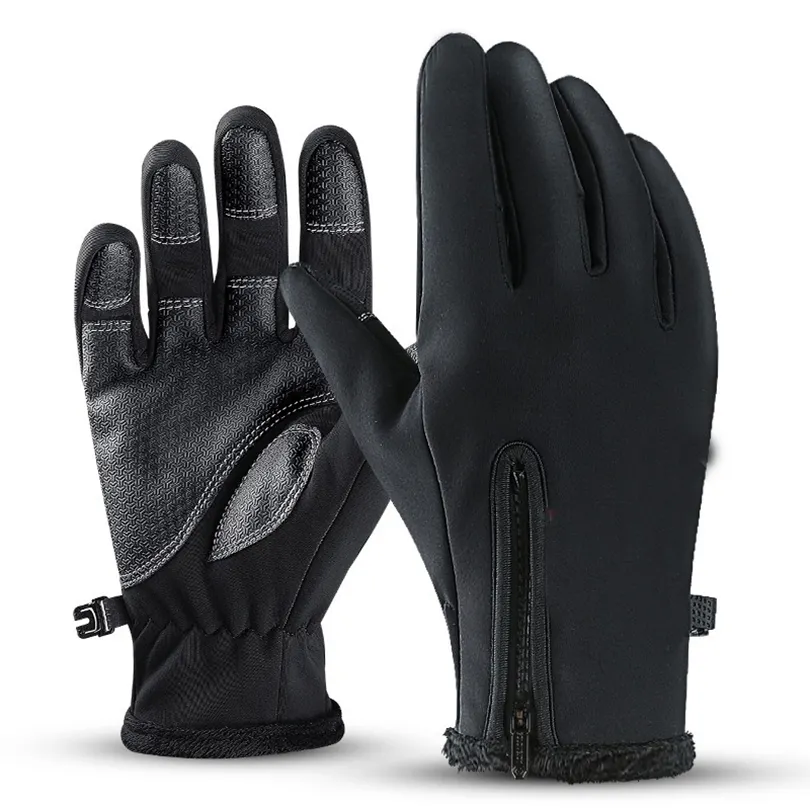 Водонепроницаемые зимние теплые перчатки для сенсорного экрана для мужчин и женщин лыжные перчатки для сноуборда