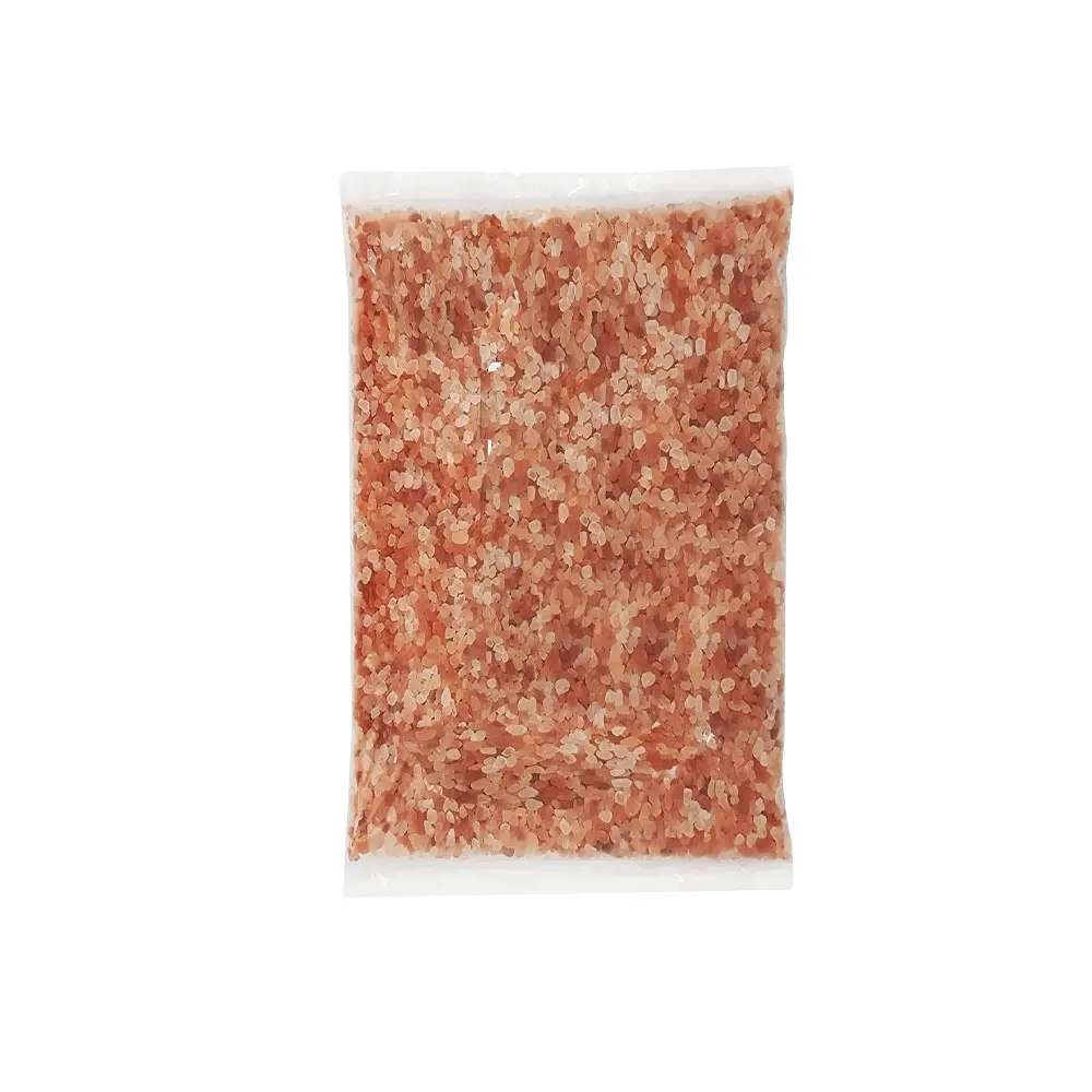 Top Food Grade Organic White & Pink Salt With Transparent Pouch Packing 250g -Sian Enterprises