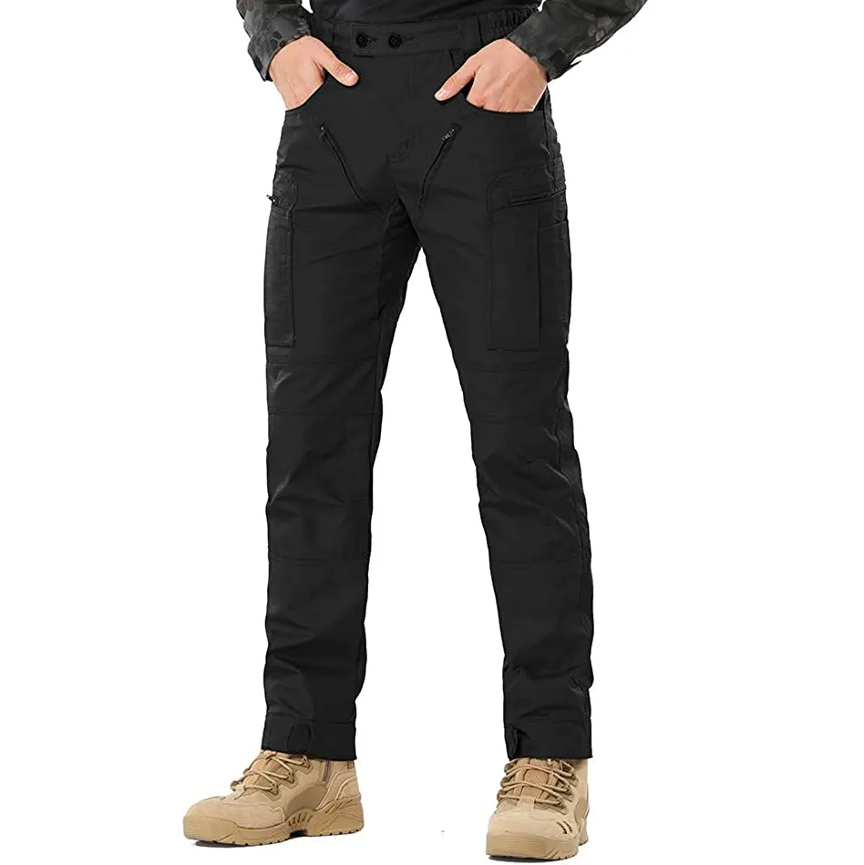 Casual Multi-Pockets Cargo Sports Camping Hiking Work Men Army Military organic cotton men's pants & trousers