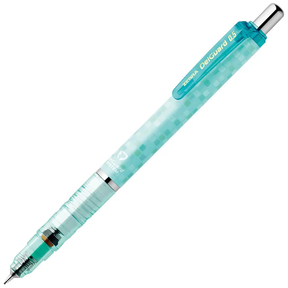 Зебра механический карандаш DelGuard 0,5 мм квадратных синий зеленый P-MA85-SQBG сделано в японии