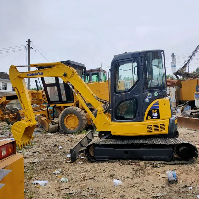 Used Second Hand mini komatsu pc55 pc55mr pc130 japan excavator