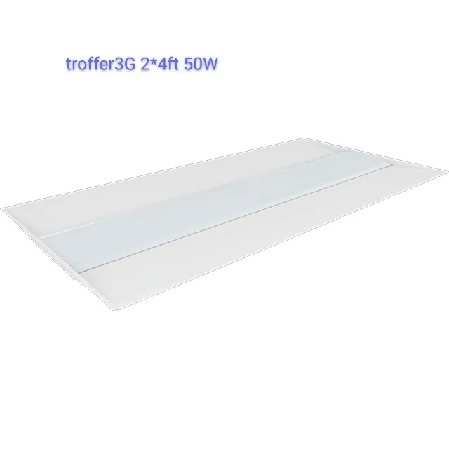 Factory Hot Sale 2x4 DLC Led Troffer 100-277ACV LED Fixture Led Light Panel Ceiling Troffer Light