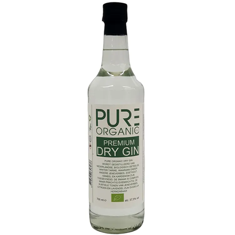 Botanical Gin, Bottle 700 ml., Brand Pure Organic, Organic Certified