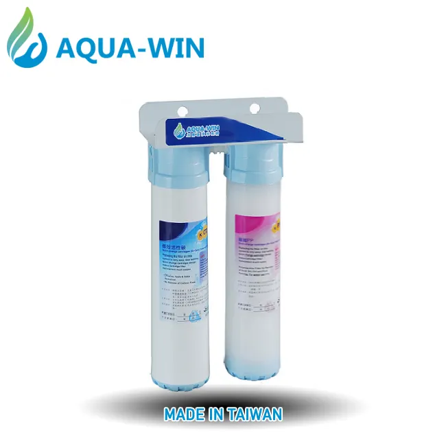 2 Stages water purifier quick change filter