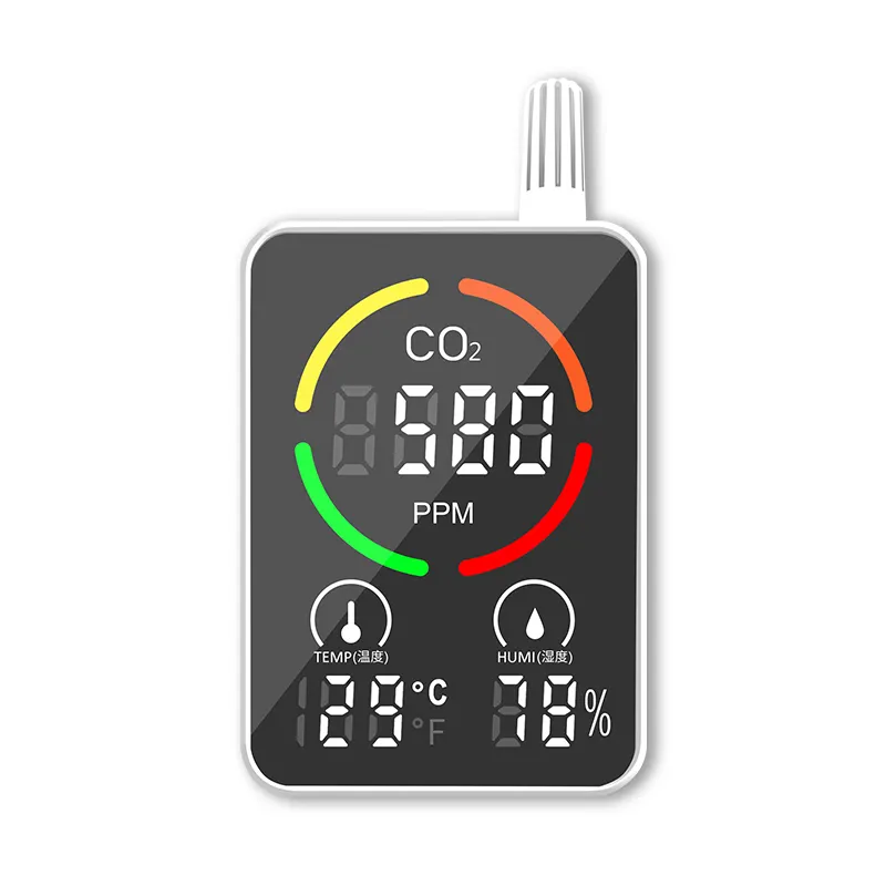 Умный монитор углекислого газа с ЖК-экраном для помещений