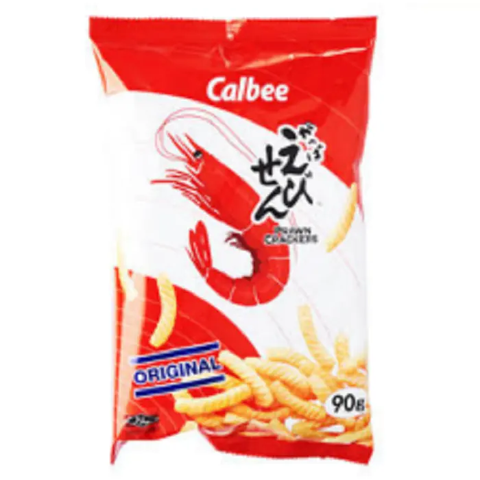 90g Cal bee Prawn Crackers Packet Original Flavour made in Japan