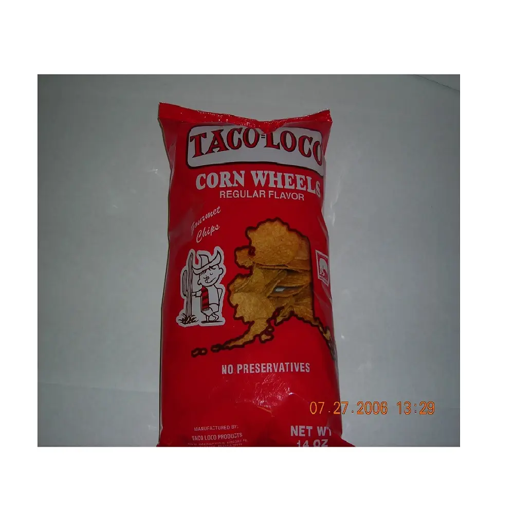 Taco Loco Round Corn Chip Wheels Model Number 7820311131