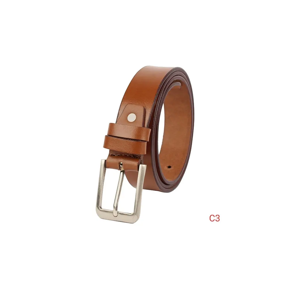 Brown Color Gents Belt for Formal Belts Leather Men Corporate Promotional Gift Item Genuine Leather Belts