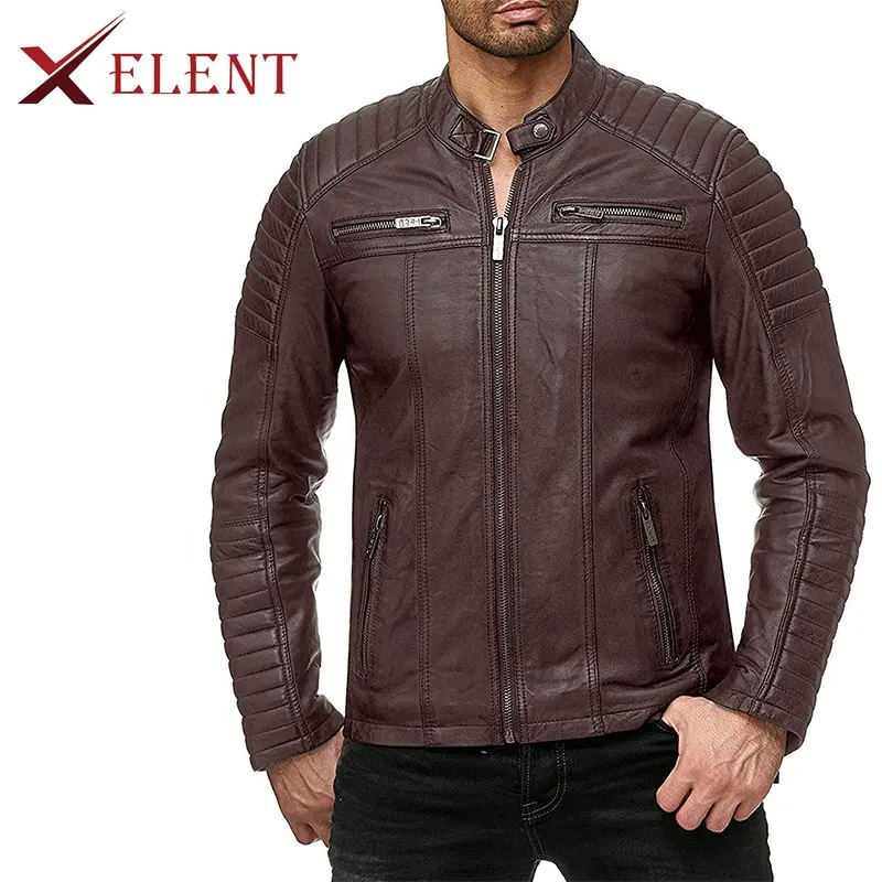 Кожаные куртки, новинка 2019, мужская куртка из 100% натуральной кожи, оптовая продажа мужских курток