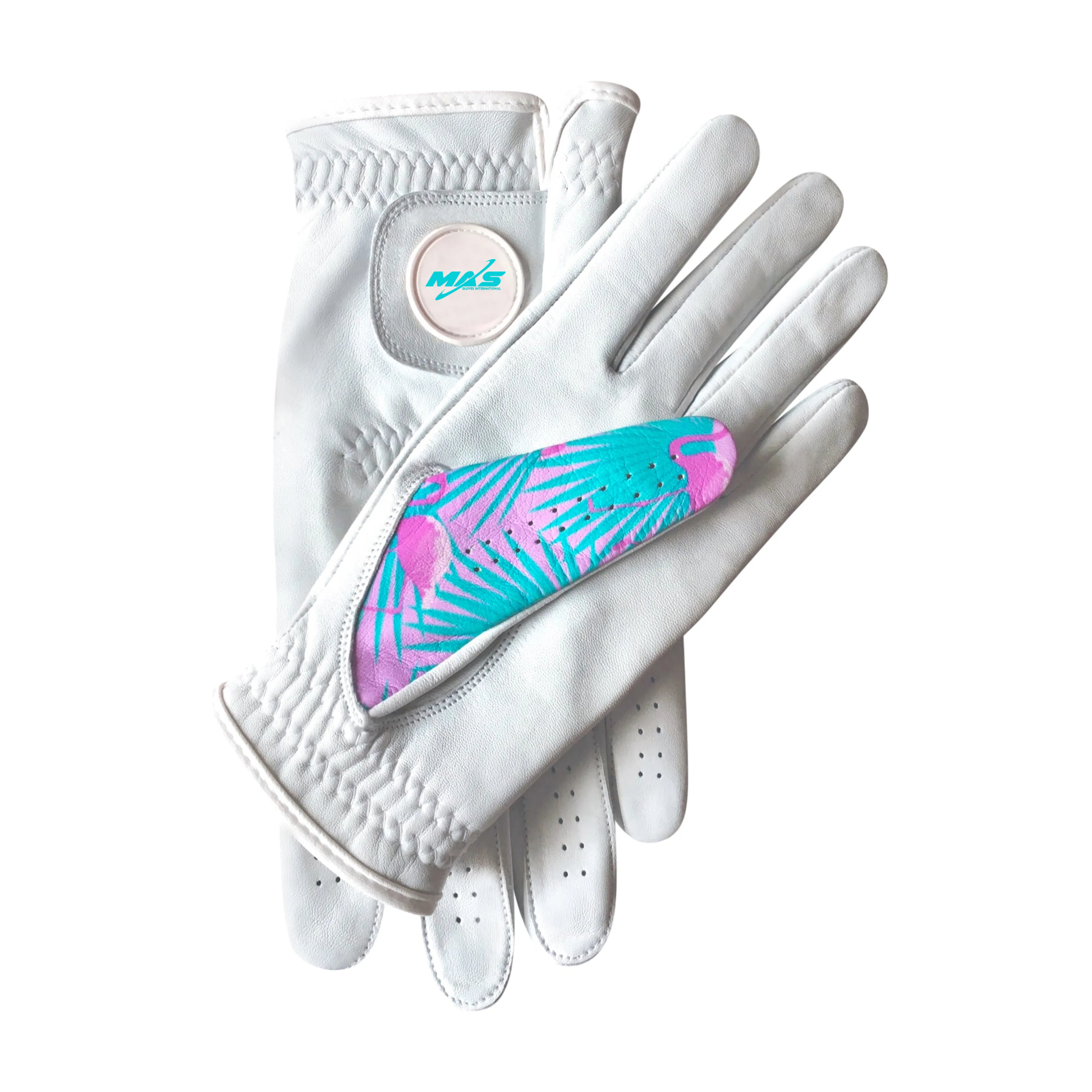 Перчатки для гольфа мужские, кожаные мягкие дышащие эластичные перчатки с левой и правой рукой, для любых погодных условий, для гольфистов, размер Маленький Средний мл большой XL