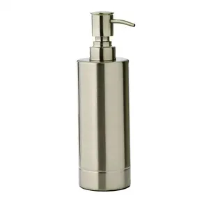 Trend ürün yeni pas geçirmez pompa doldurulabilir çanak mutfak banyo uçucu yağlar şampuan paslanmaz çelik sıvı sabunluk
