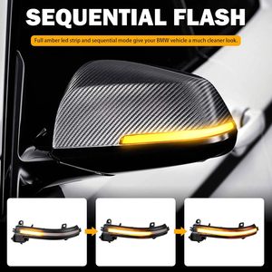 LED dinamik sıralı dönüş sinyalleri BMW F30 için ayna ışıkları h1 serisi F22 X1 I3 BMW 1/2/3/4 serisi füme sıralı yan işaretleyici - Product Image 2