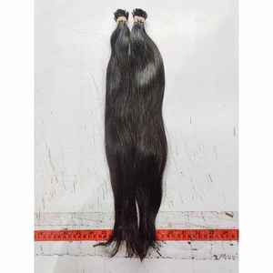 En çok satan KERATIN ipuçları öncesi gümrüklü kalıcı saç ekleme 100% pürüzsüz ve ipeksi ham işlenmemiş tapınak takma saç - Product Image 4