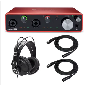 Yüksek kaliteli Scarlett 4I4 yüksek kalite 3. Nesil 4-in/4-out USB ses arabirimi profesyonel ses mikseri ve amplifikatör - Product Image 1