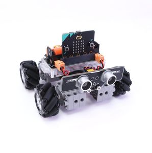Weeemake 4WD Mecanum Chassis Python Kit educativo Robot per bambini con tecnologia di formazione per auto per schede di istruzione e Maker