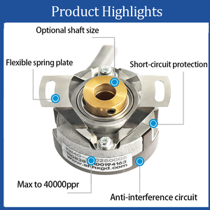 Präzisions-KN40-Encoder für Servomotoren 20000PPR Auflösung 6/8/10mm Welle Hochwertiges Quadratur signal" - Product Image 2